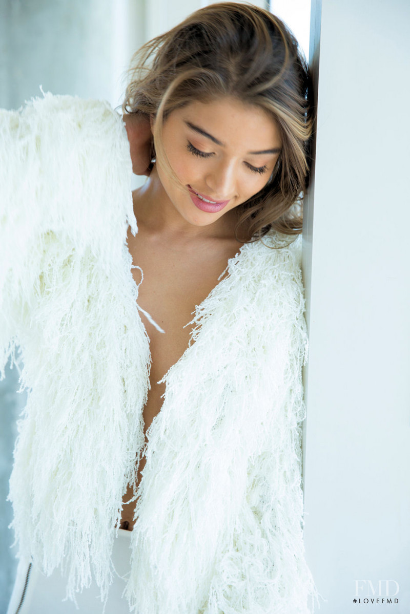 Daniela Lopez Osorio featured in  the Soleil Blue catalogue for Summer 2015