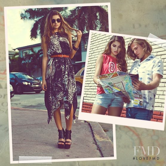 Daniela Lopez Osorio featured in  the nelly.com On The Road lookbook for Spring/Summer 2012