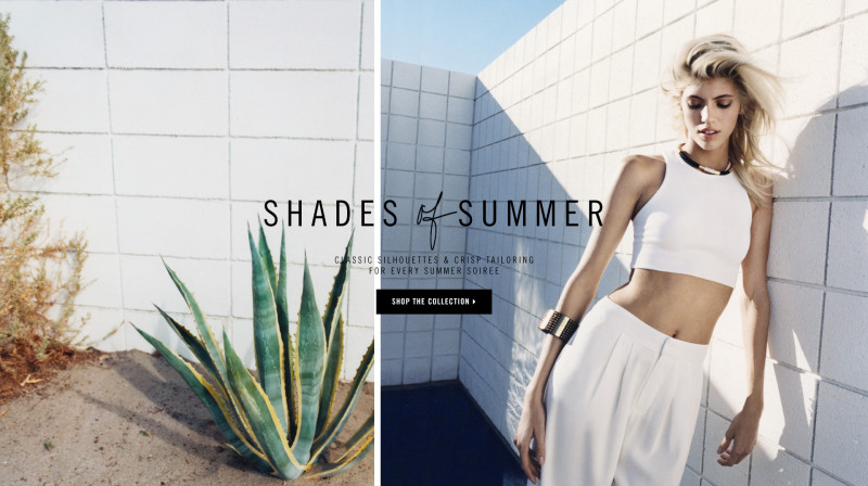 Devon Windsor featured in  the Forever 21 advertisement for Summer 2015