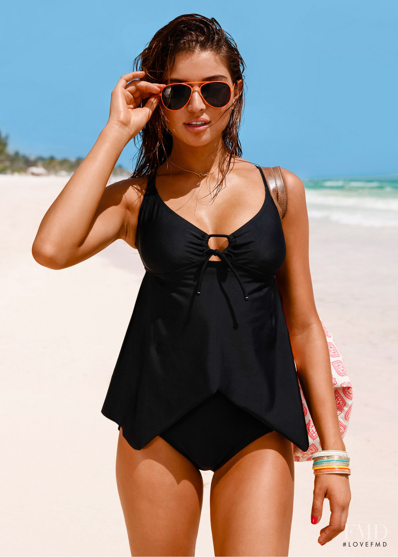 Daniela Lopez Osorio featured in  the Bonprix catalogue for Summer 2015
