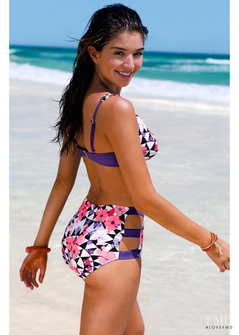 Daniela Lopez Osorio featured in  the Bonprix catalogue for Summer 2015