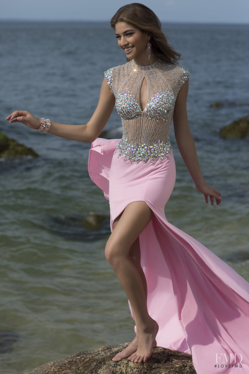 Daniela Lopez Osorio featured in  the Blush Prom lookbook for Autumn/Winter 2015