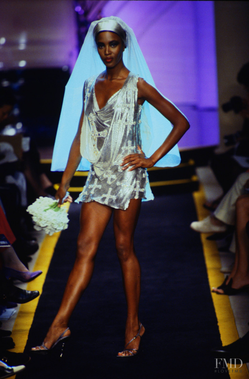 Naomi Campbell featured in  the Atelier Versace fashion show for Autumn/Winter 1997