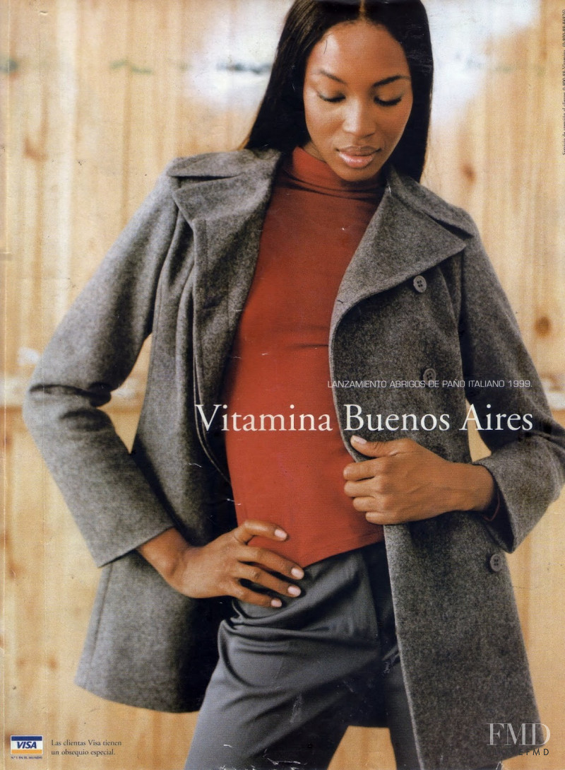 Naomi Campbell featured in  the Vitamina advertisement for Spring/Summer 1999