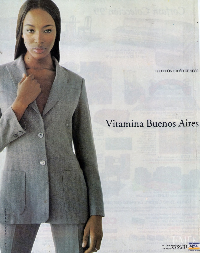 Naomi Campbell featured in  the Vitamina advertisement for Spring/Summer 1999