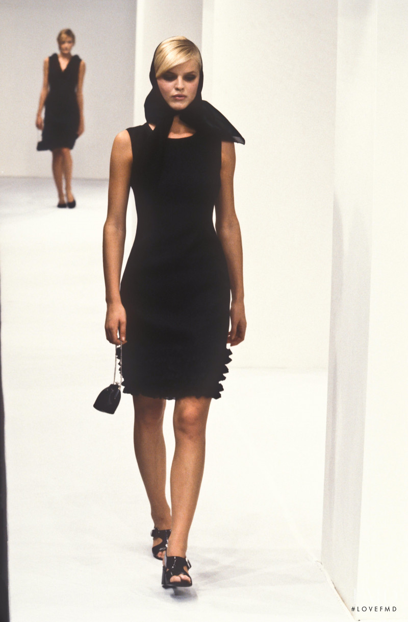 Eva Herzigova featured in  the Dolce & Gabbana fashion show for Spring/Summer 1996