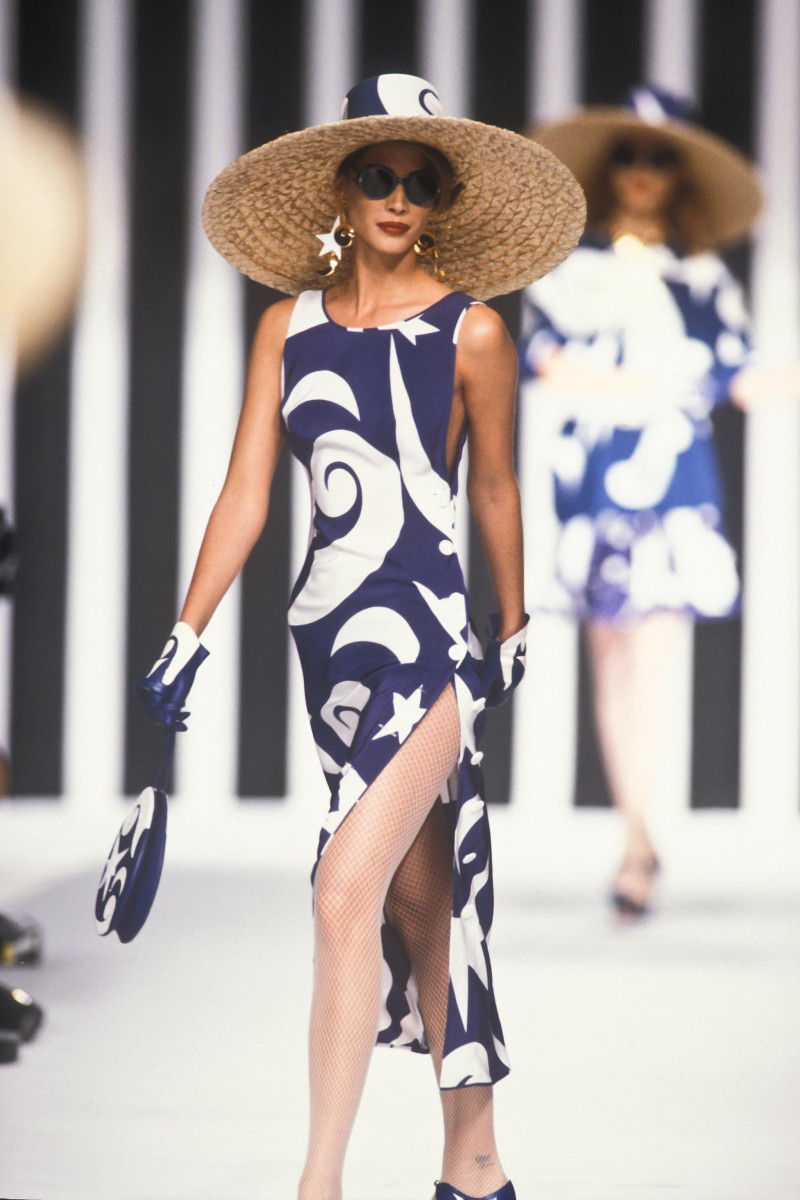 Christy Turlington featured in  the Valentino fashion show for Spring/Summer 1992