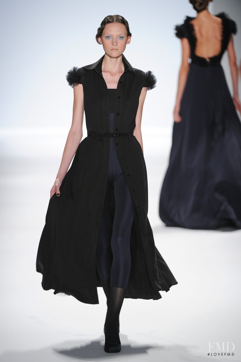 Svetlana Mukhina featured in  the Zang Toi fashion show for Spring/Summer 2014