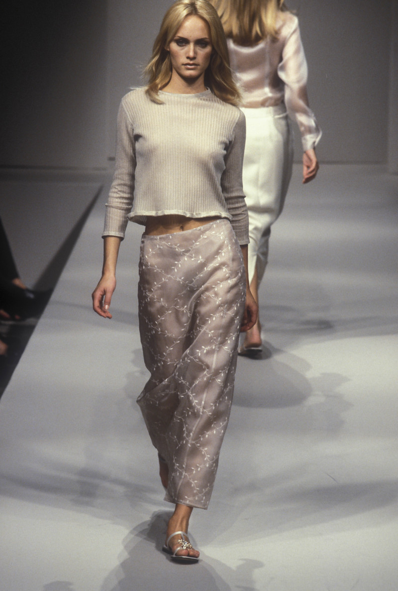 Amber Valletta featured in  the Alberta Ferretti fashion show for Spring/Summer 1996