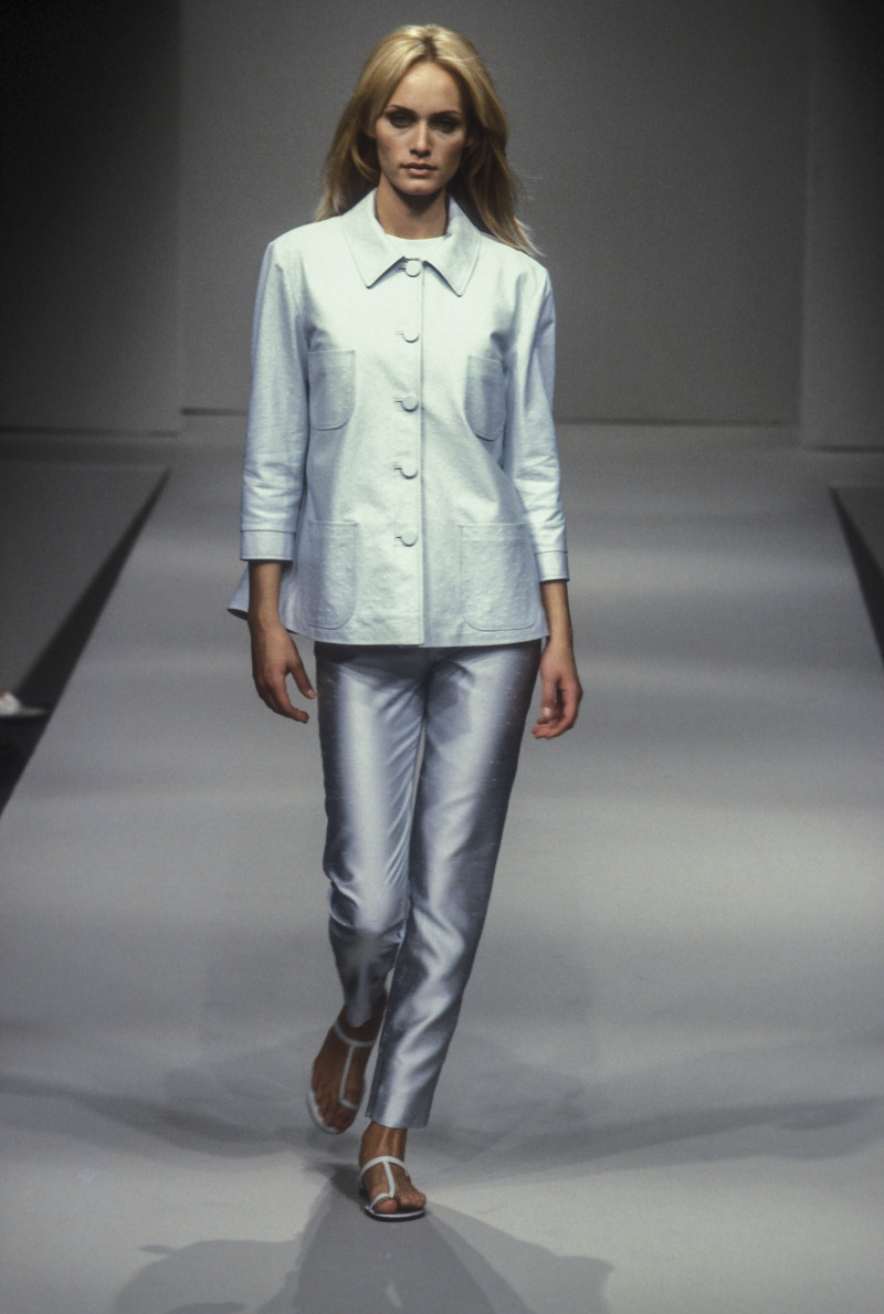 Amber Valletta featured in  the Alberta Ferretti fashion show for Spring/Summer 1996
