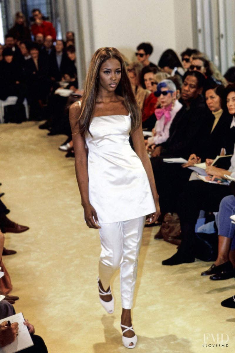Naomi Campbell featured in  the Prada fashion show for Spring/Summer 1992