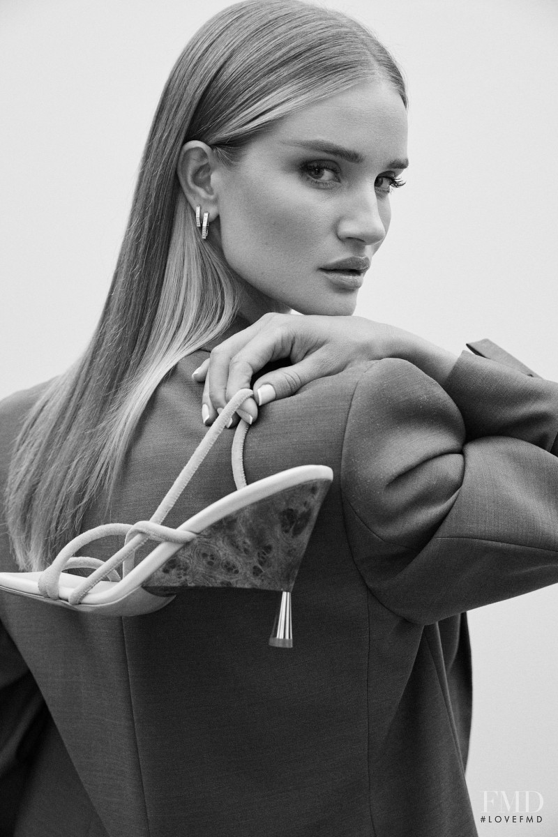 Rosie Huntington-Whiteley featured in  the Gia Borghini advertisement for Spring/Summer 2021