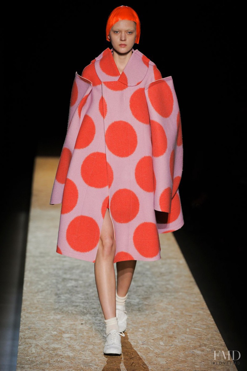 Svetlana Mukhina featured in  the Comme Des Garcons fashion show for Autumn/Winter 2012