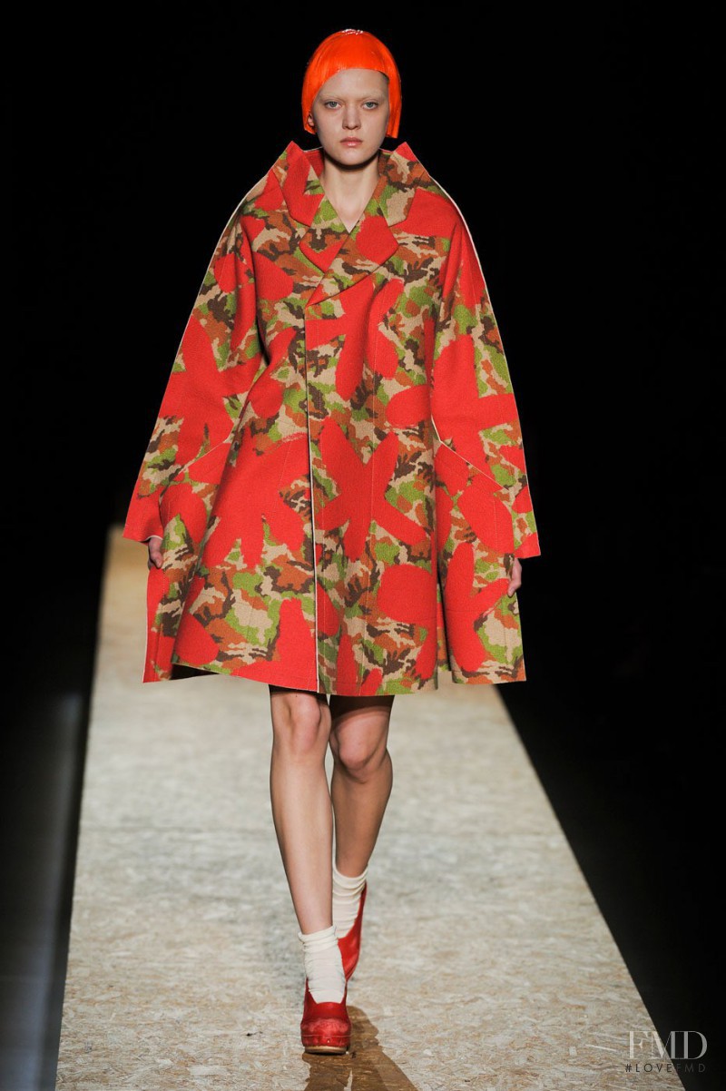 Svetlana Mukhina featured in  the Comme Des Garcons fashion show for Autumn/Winter 2012