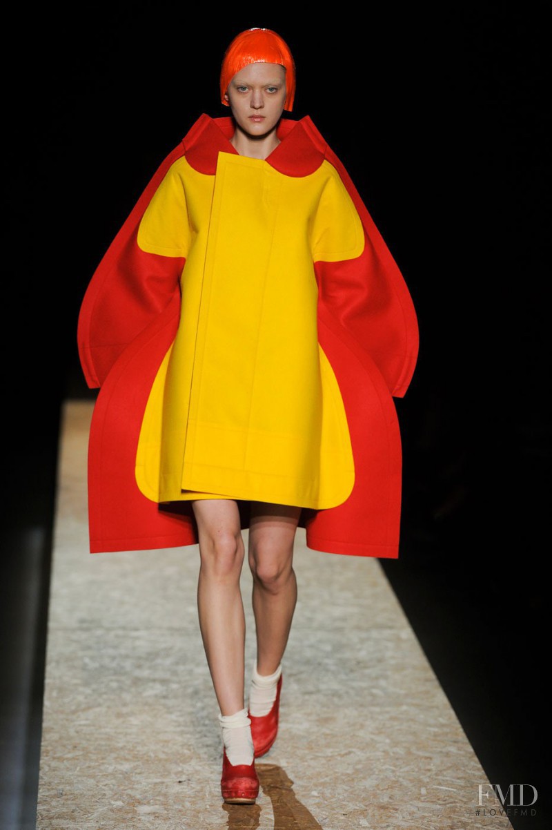 Svetlana Mukhina featured in  the Comme Des Garcons fashion show for Autumn/Winter 2012