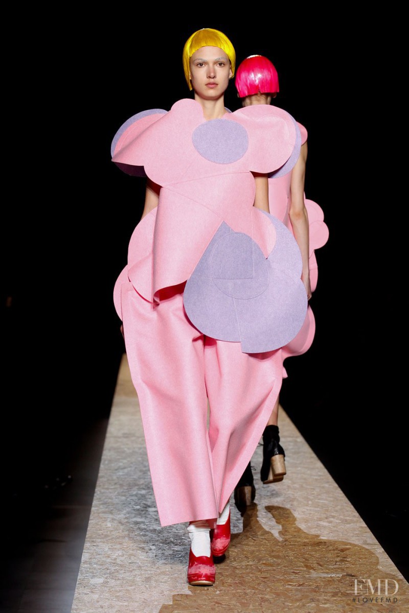 Nikolett Bogar featured in  the Comme Des Garcons fashion show for Autumn/Winter 2012