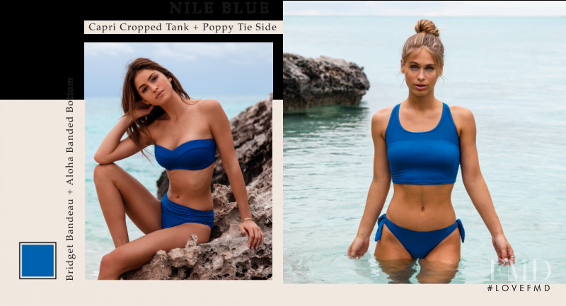 Jehane-Marie Gigi Paris featured in  the SwimSystems lookbook for Resort 2020