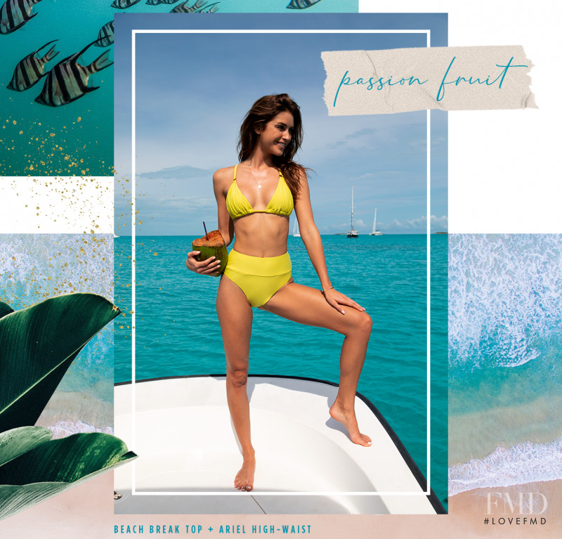 Jehane-Marie Gigi Paris featured in  the B. Swim lookbook for Resort 2020