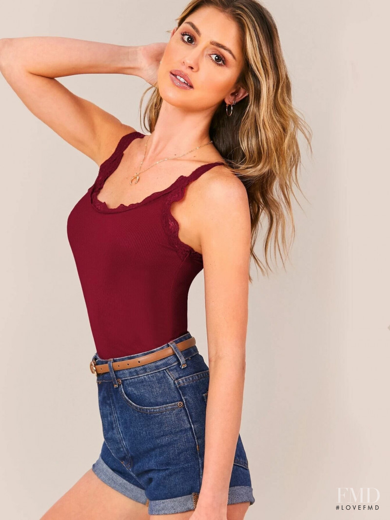 Jehane-Marie Gigi Paris featured in  the Shein catalogue for Spring/Summer 2020