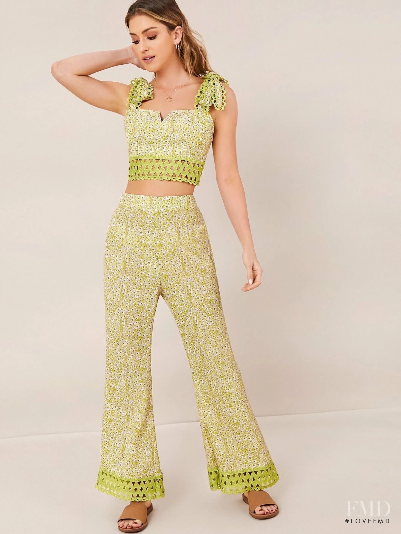 Jehane-Marie Gigi Paris featured in  the Shein catalogue for Spring/Summer 2020