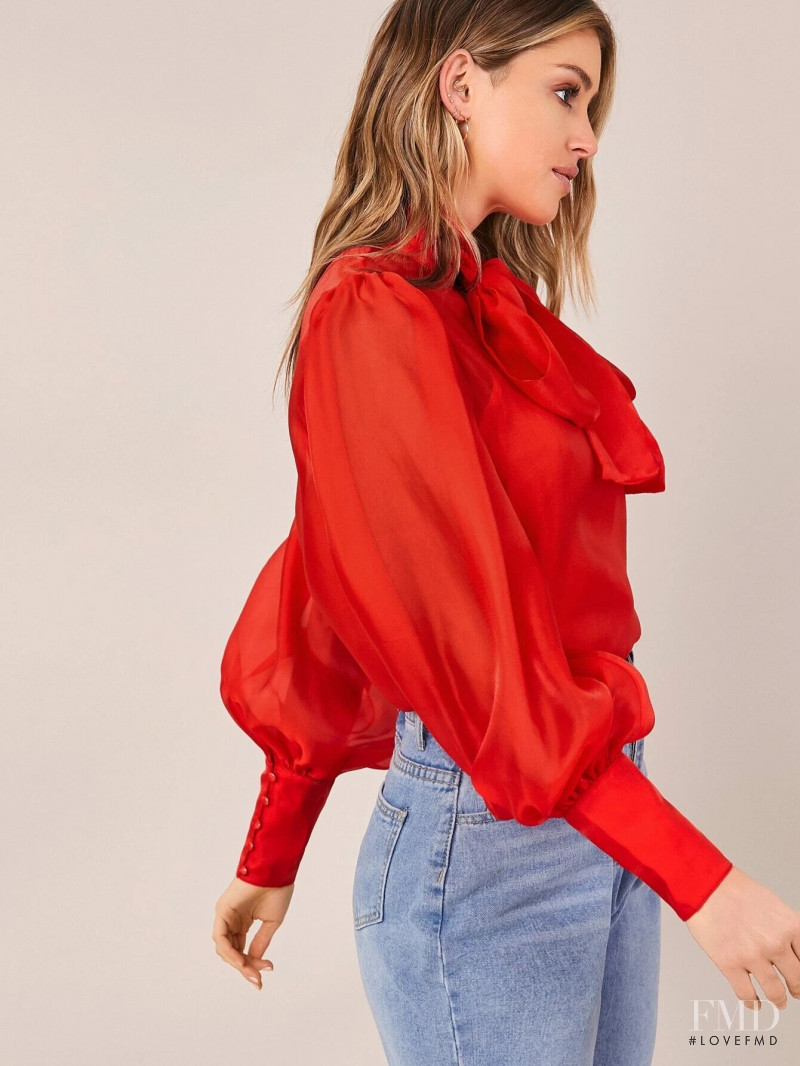 Jehane-Marie Gigi Paris featured in  the Shein catalogue for Spring/Summer 2020