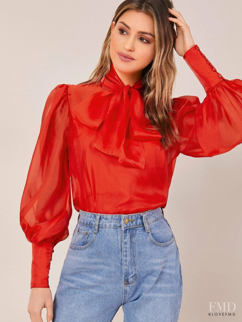 Jehane-Marie Gigi Paris featured in  the Shein catalogue for Spring/Summer 2020