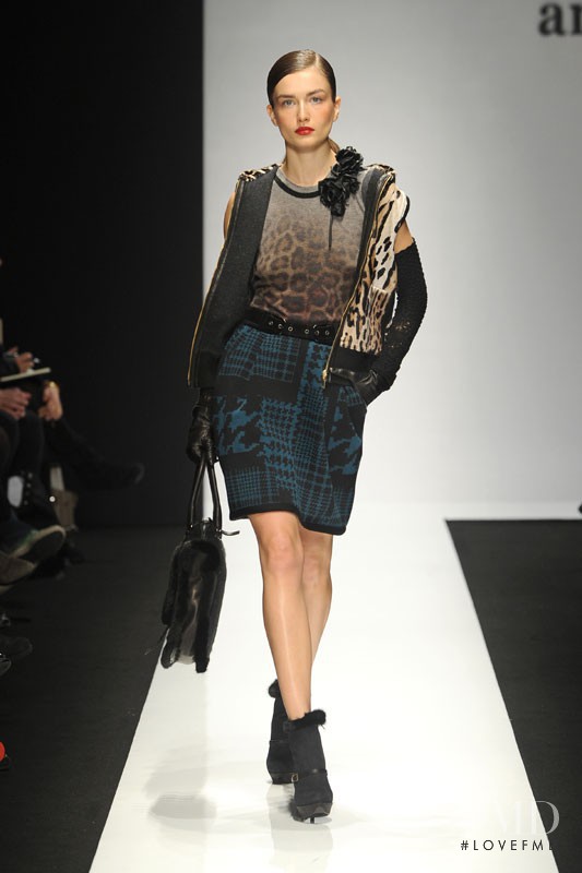 Andreea Diaconu featured in  the Angelo Marani fashion show for Autumn/Winter 2012