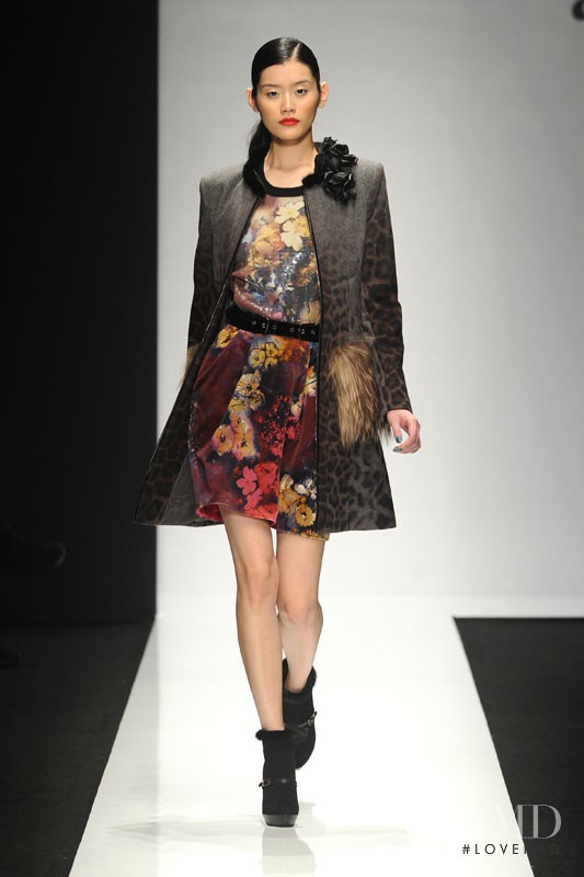 Ming Xi featured in  the Angelo Marani fashion show for Autumn/Winter 2012