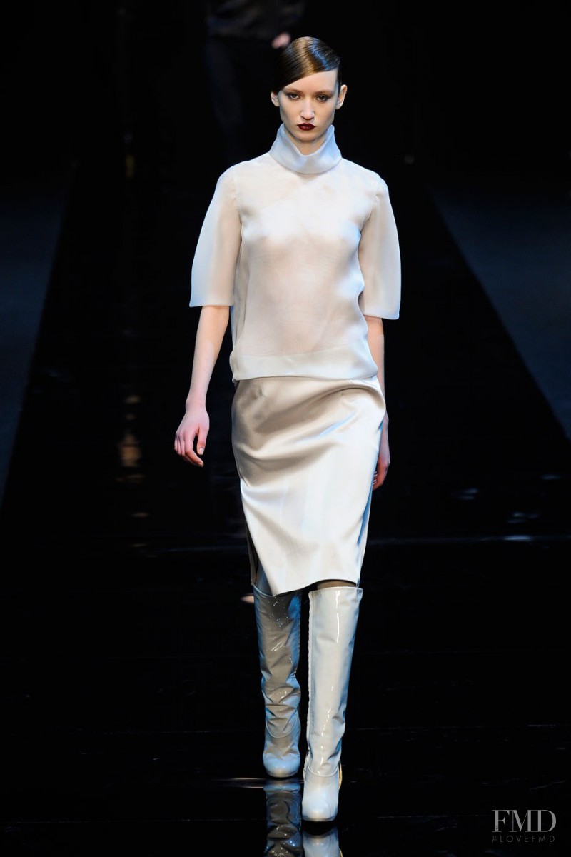 Alex Yuryeva featured in  the Guy Laroche fashion show for Autumn/Winter 2012