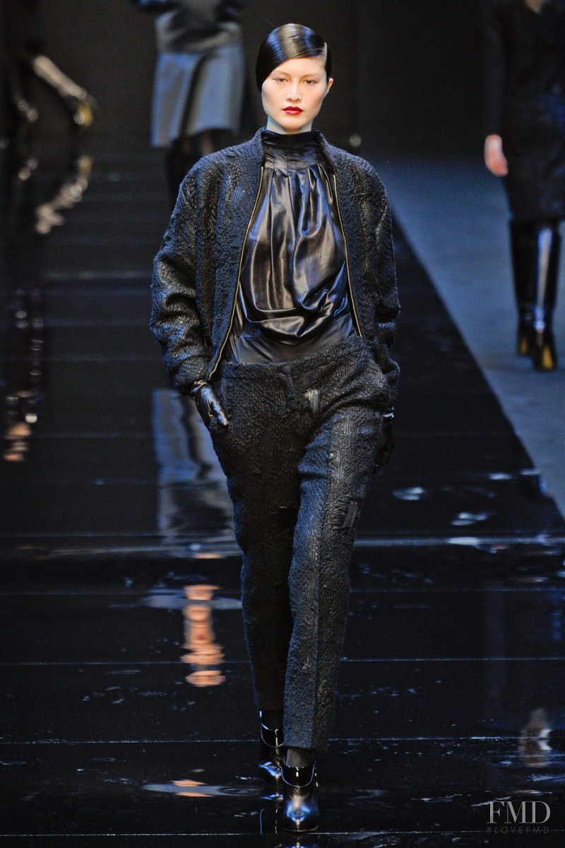 Sui He featured in  the Guy Laroche fashion show for Autumn/Winter 2012