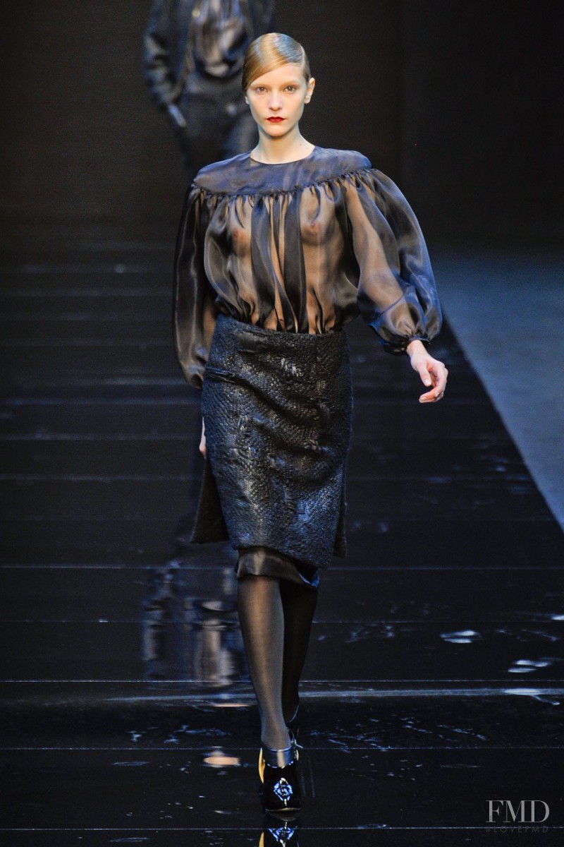 Dorothea Barth Jorgensen featured in  the Guy Laroche fashion show for Autumn/Winter 2012