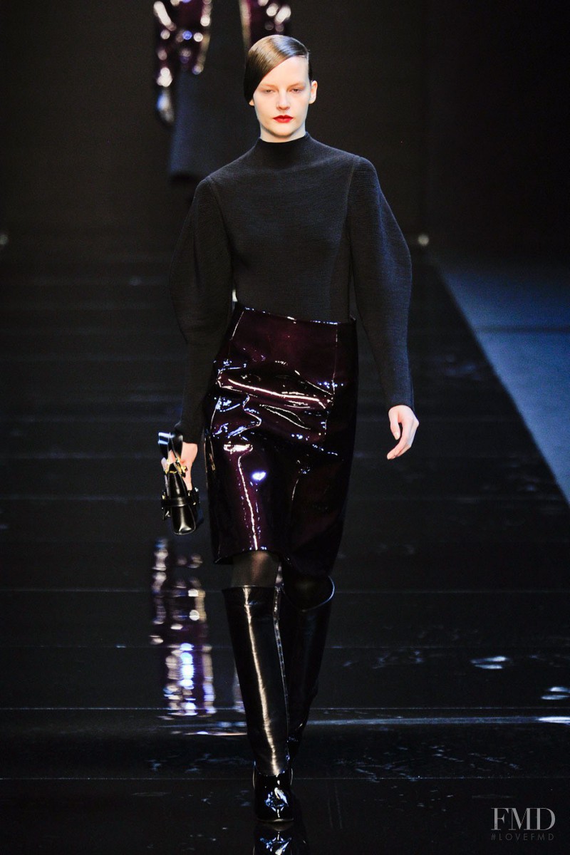 Sara Blomqvist featured in  the Guy Laroche fashion show for Autumn/Winter 2012
