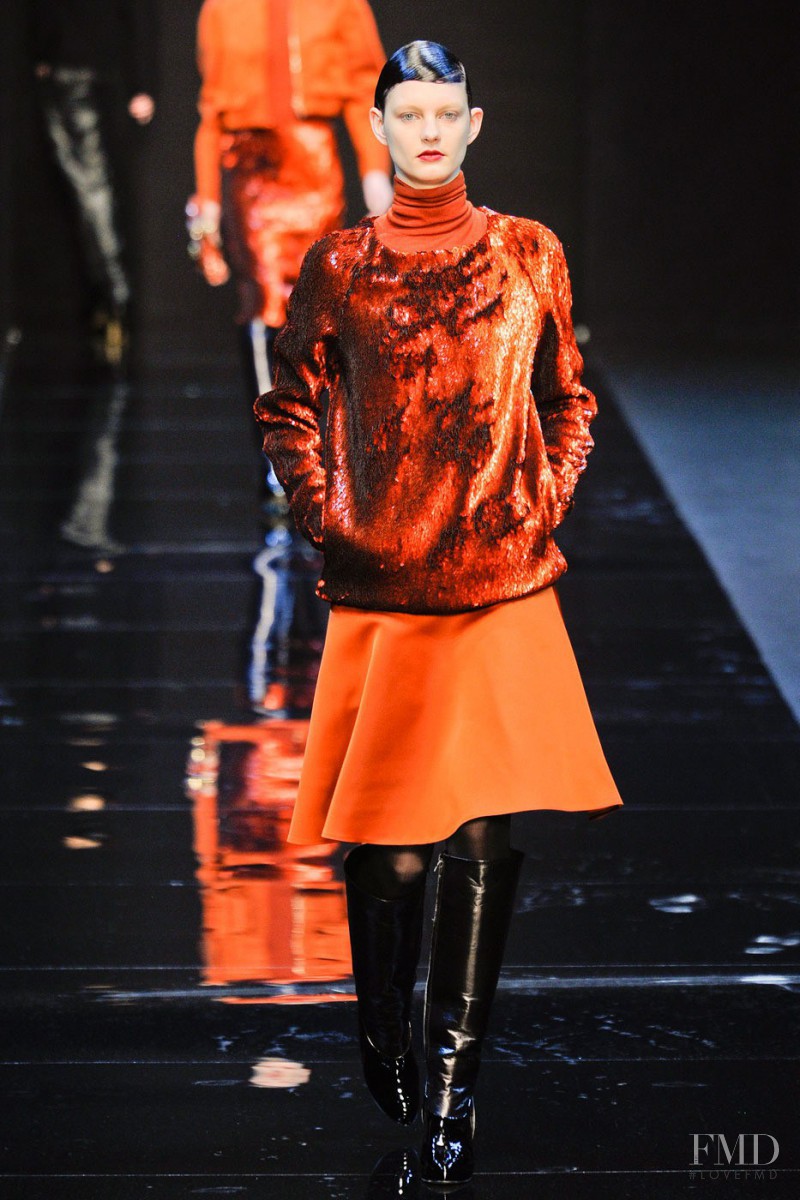 Patricia van der Vliet featured in  the Guy Laroche fashion show for Autumn/Winter 2012