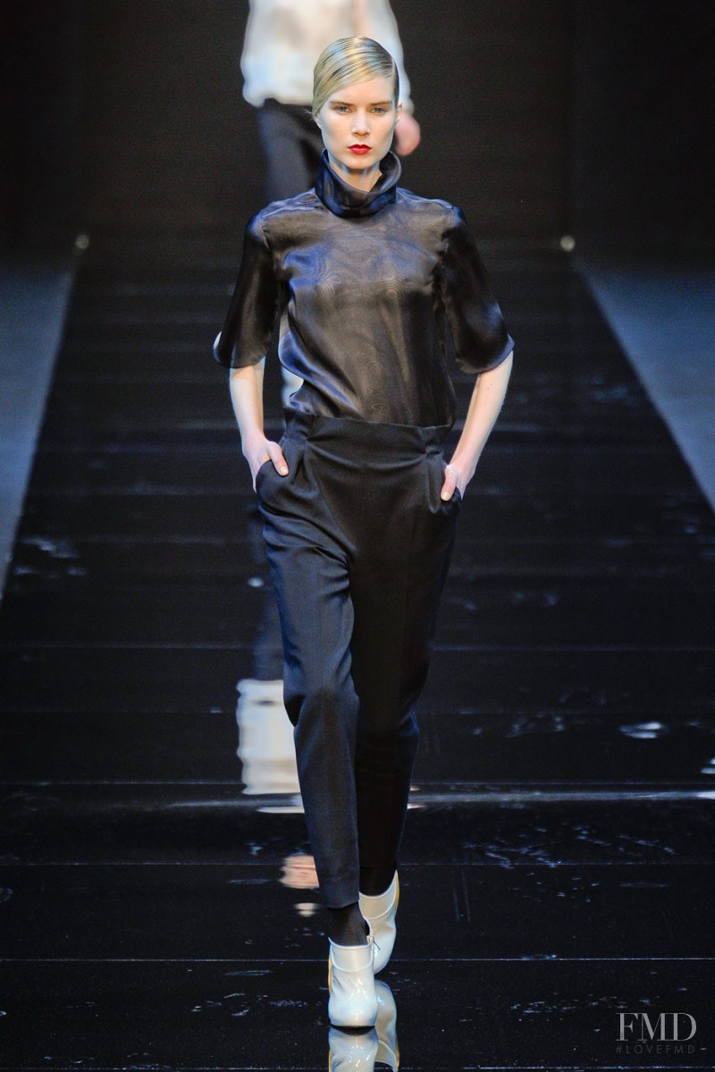 Elsa Sylvan featured in  the Guy Laroche fashion show for Autumn/Winter 2012