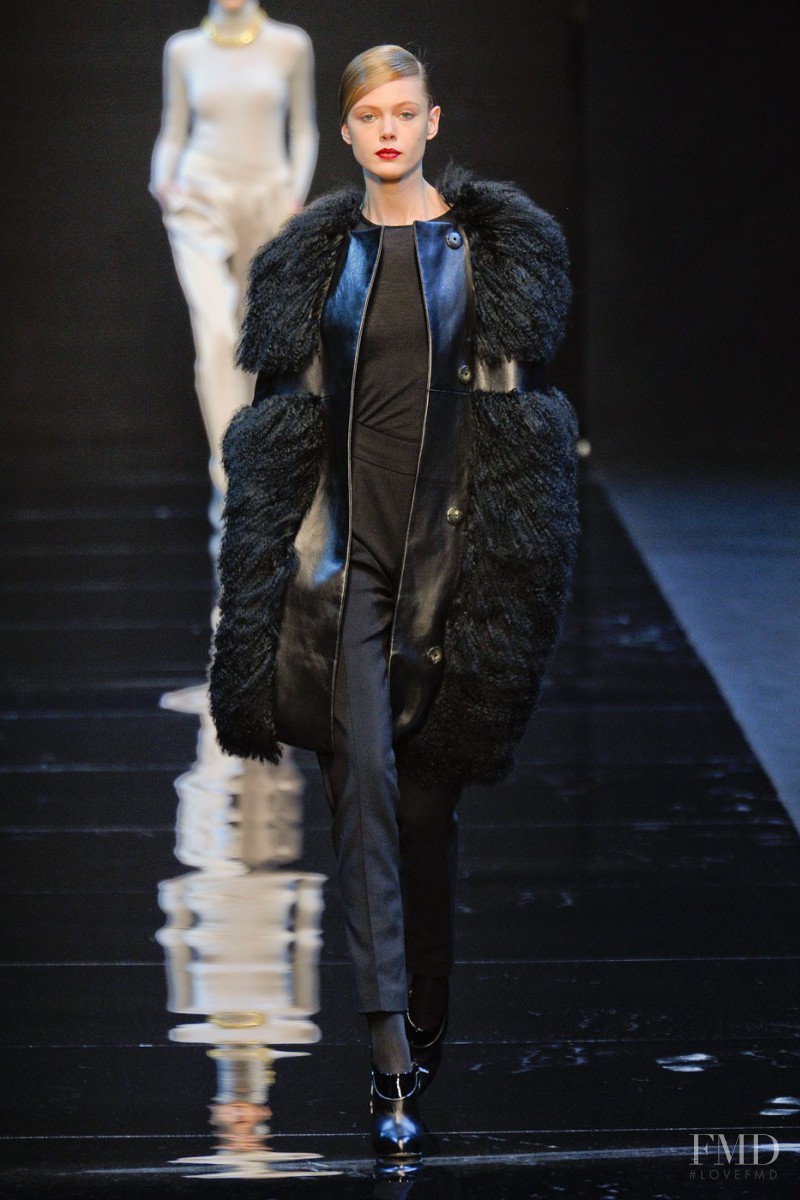 Frida Gustavsson featured in  the Guy Laroche fashion show for Autumn/Winter 2012