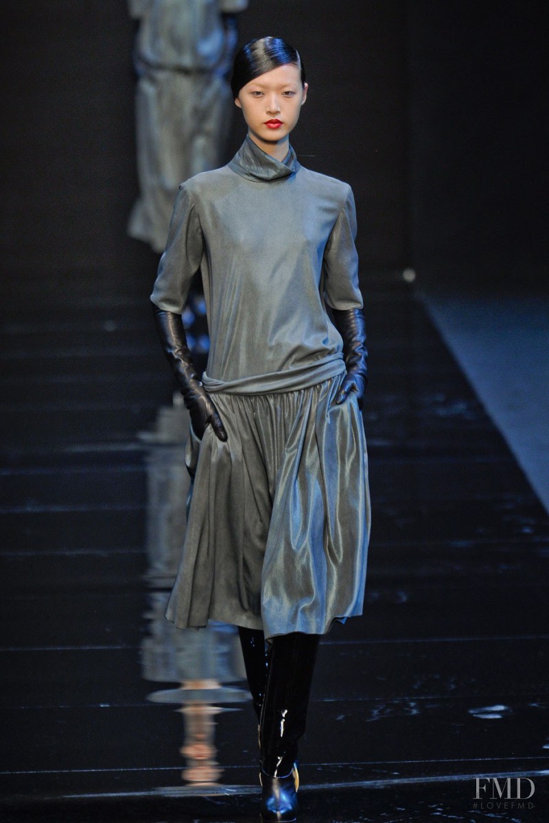 Tian Yi featured in  the Guy Laroche fashion show for Autumn/Winter 2012