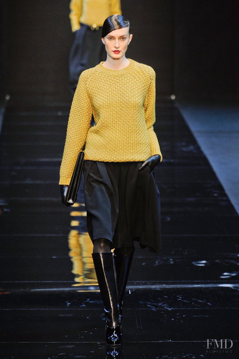 Thana Kuhnen featured in  the Guy Laroche fashion show for Autumn/Winter 2012