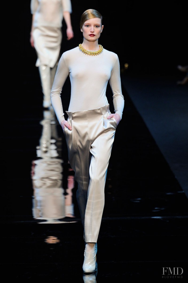 Maud Welzen featured in  the Guy Laroche fashion show for Autumn/Winter 2012