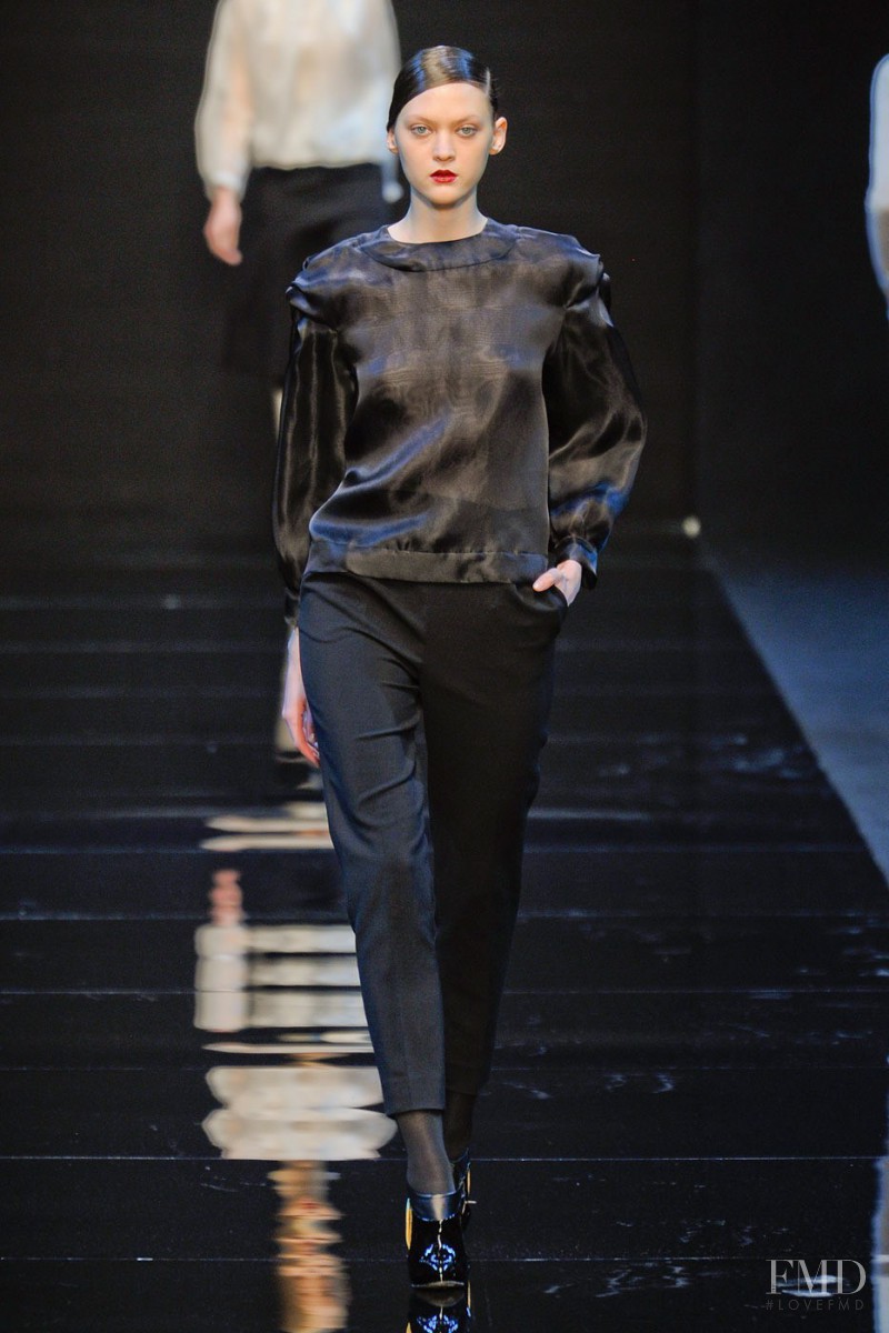 Svetlana Mukhina featured in  the Guy Laroche fashion show for Autumn/Winter 2012