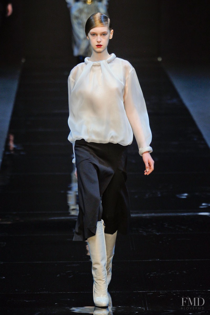 Jemma Baines featured in  the Guy Laroche fashion show for Autumn/Winter 2012