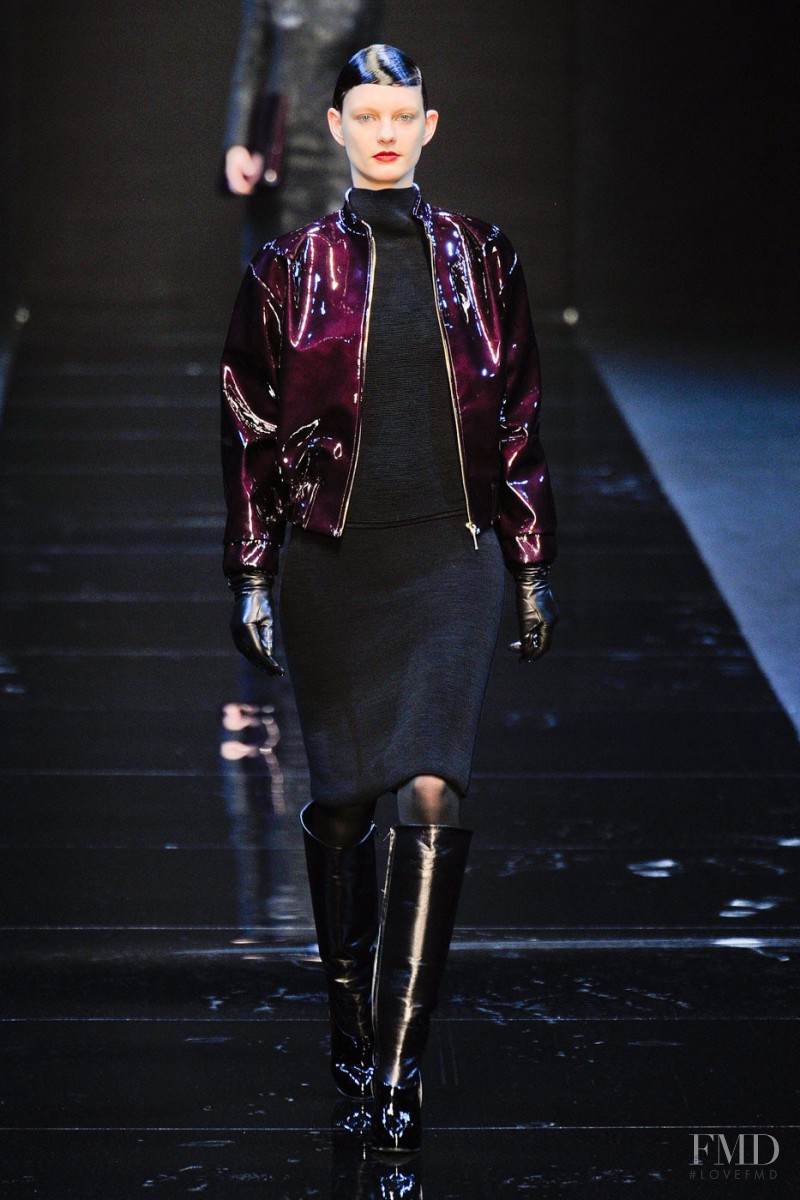 Patricia van der Vliet featured in  the Guy Laroche fashion show for Autumn/Winter 2012