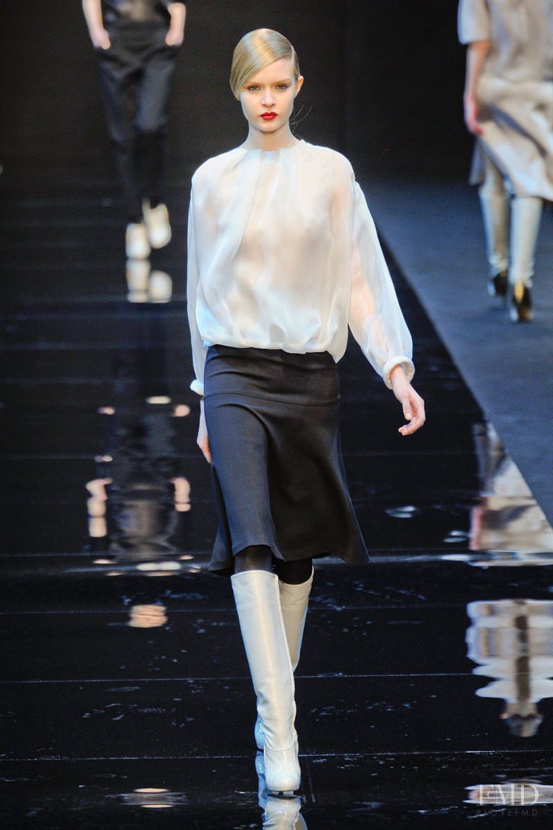 Josephine Skriver featured in  the Guy Laroche fashion show for Autumn/Winter 2012