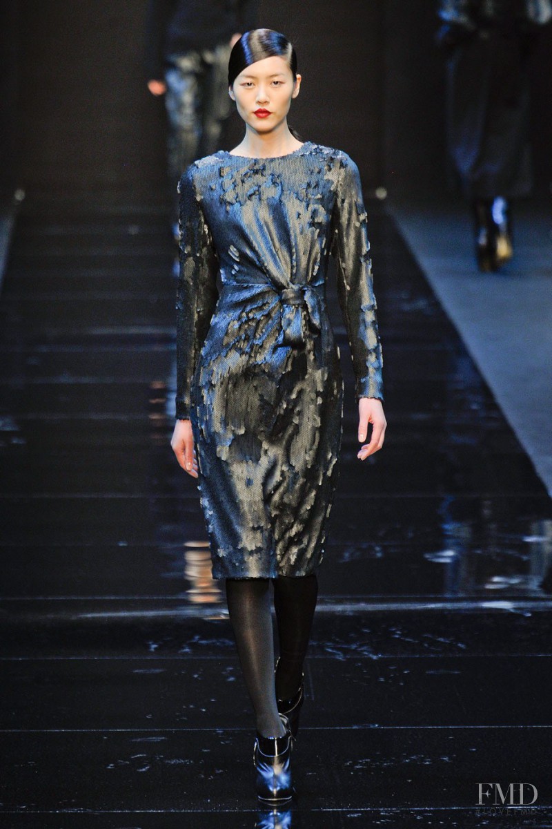 Liu Wen featured in  the Guy Laroche fashion show for Autumn/Winter 2012