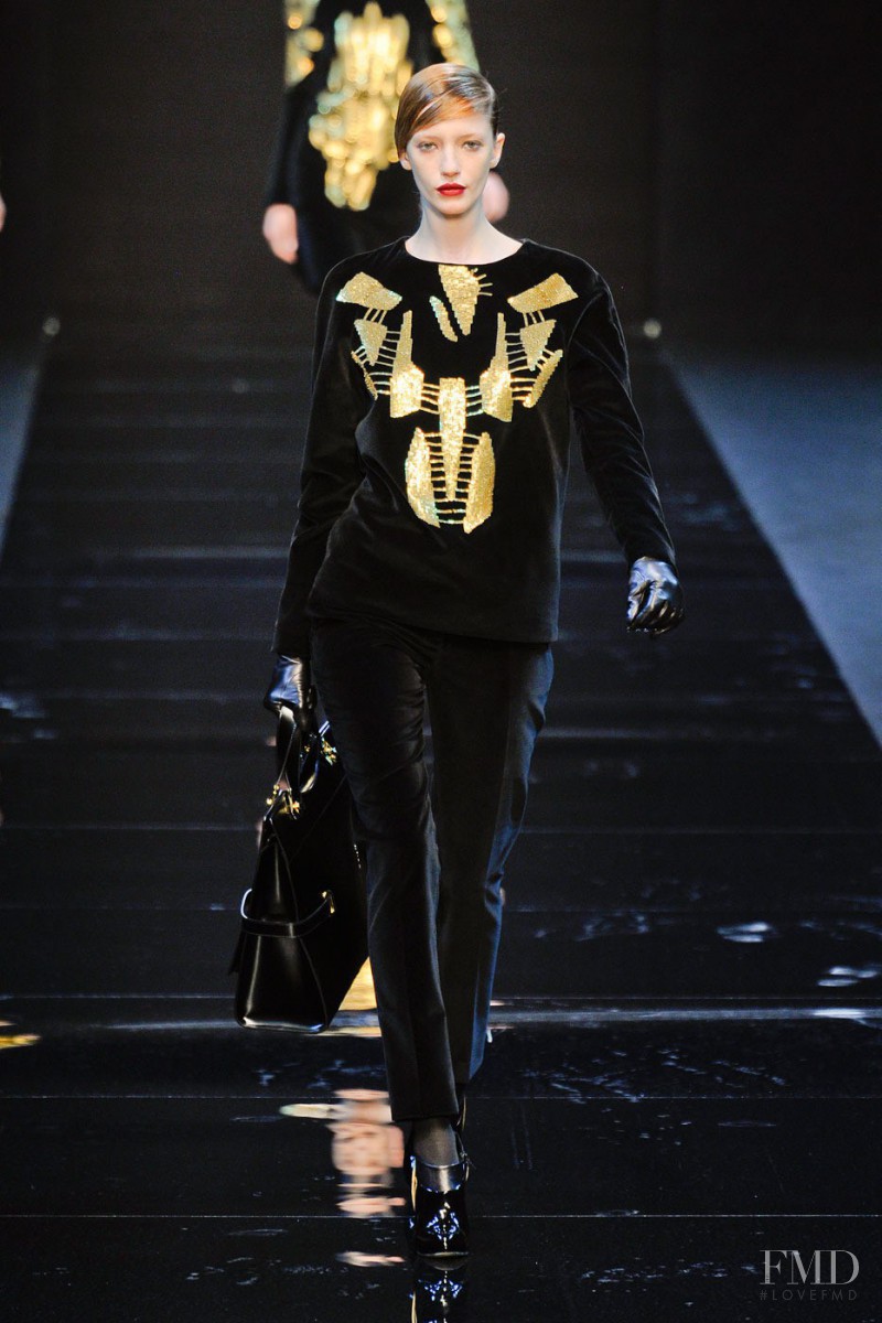 Milagros Schmoll featured in  the Guy Laroche fashion show for Autumn/Winter 2012