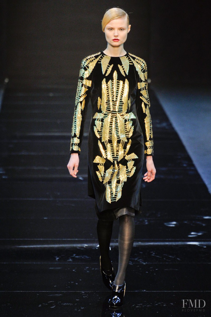 Magdalena Frackowiak featured in  the Guy Laroche fashion show for Autumn/Winter 2012