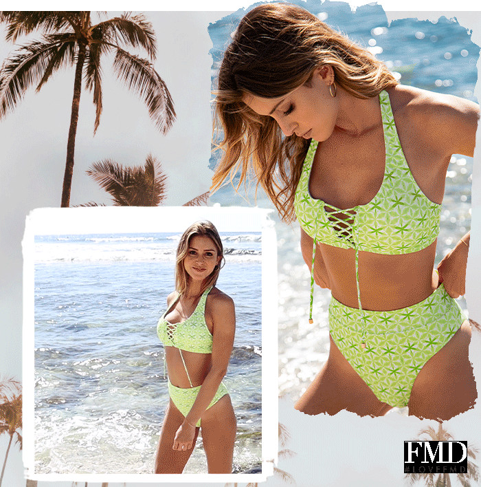 Jehane-Marie Gigi Paris featured in  the SwimSystems lookbook for Summer 2020