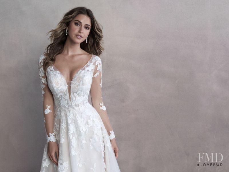 Jehane-Marie Gigi Paris featured in  the Allure Bridals catalogue for Autumn/Winter 2020