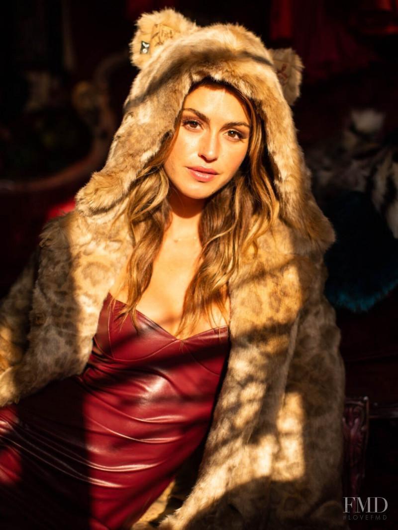 Jehane-Marie Gigi Paris featured in  the SpiritHoods lookbook for Winter 2020