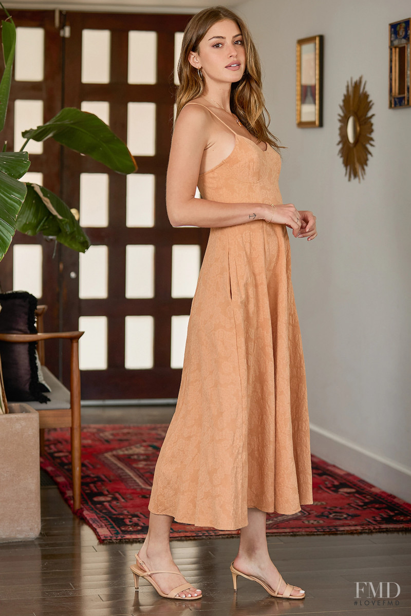 Jehane-Marie Gigi Paris featured in  the Lulus catalogue for Spring/Summer 2021