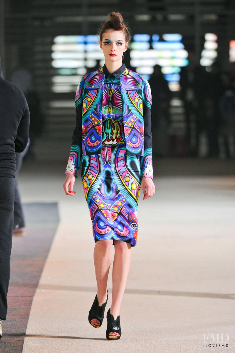 Suzie Bird featured in  the Manish Arora fashion show for Autumn/Winter 2012